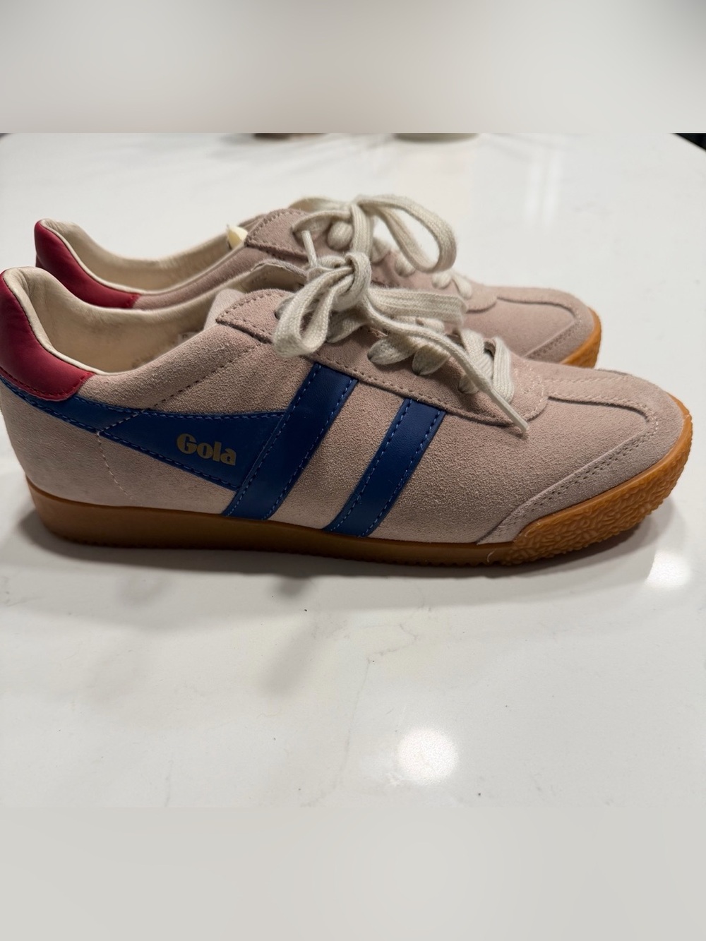 GOLA Elan Sneakers Women -  Blossom/Marine Blue/Deep Red Size 7.5US/38EU